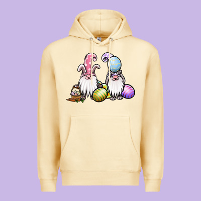 Easter Gnomes Premium Hoodie Designed By Jasminsmagicworld