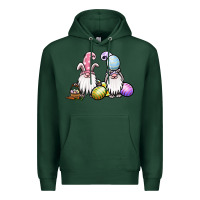 Sports Green easter gnomes Premium Hoodie - Jasminsmagicworld
