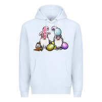 White easter gnomes Premium Hoodie - Jasminsmagicworld