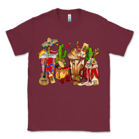 Burgundy Cino De Mayo coffee cups Mexico Classic Tee - HowdyJamesFarm