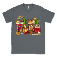 Charcoal Heather Cino De Mayo coffee cups Mexico Classic Tee - HowdyJamesFarm