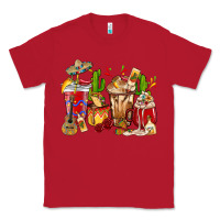 Red Cino De Mayo coffee cups Mexico Classic Tee - HowdyJamesFarm