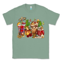 Sage Cino De Mayo coffee cups Mexico Classic Tee - HowdyJamesFarm