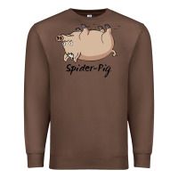 Chestnut Spider Pig Premium Sweatshirt - DesigneFamous