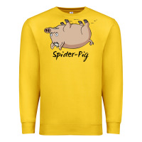 Lemon Spider Pig Premium Sweatshirt - DesigneFamous