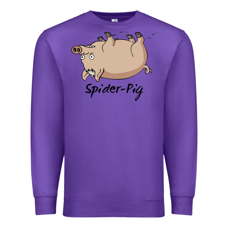 Spider Pig Premium Sweatshirt by DesigneFamous | Teevron