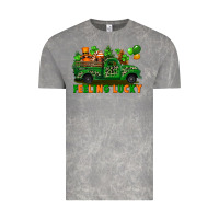 Cloud Rock feeling lucky with gnomes on truck Vintage Tee - FaDigitalArtStudio