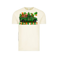 Vintage Arctic feeling lucky with gnomes on truck Vintage Tee - FaDigitalArtStudio