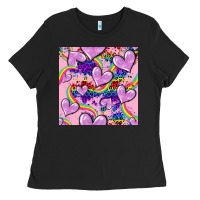 Pride Heart Seamless Pattern Ladies Tee | Teevron