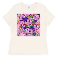 Bone pride heart seamless pattern Ladies Tee - FaDigitalArtStudio