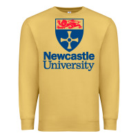 Antique Gold Newcastle College Premium Sweatshirt - DesigneFamous