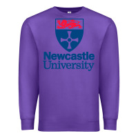 Purple Newcastle College Premium Sweatshirt - DesigneFamous