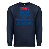 Navy Newcastle College Premium Sweatshirt - DesigneFamous