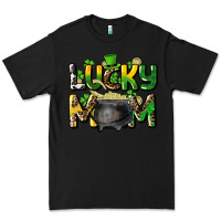 Black lucky mom St. Patrick's Premium Tee - HowdyJamesFarm
