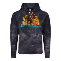 Cloud Black Western Fall Turkey Tis The Season Vintage Hoodie - LillyAllenDesigns