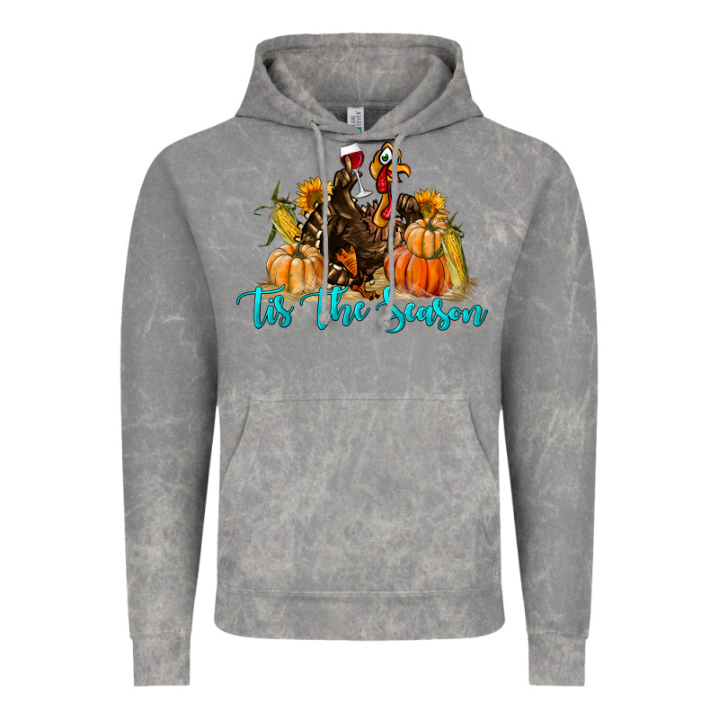 Western Fall Turkey Tis The Season Vintage Hoodie by LillyAllenDesigns | Teevron