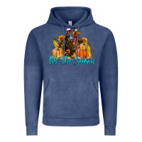 Vintage Denim Western Fall Turkey Tis The Season Vintage Hoodie - LillyAllenDesigns