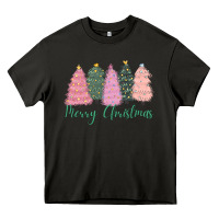 Asphalt merry christmas trees Heavy Core Tee - CowGirlArtShop