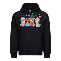 Black easter longhaired cow coffee cups Urban Hoodie - Jasminsmagicworld