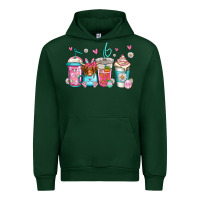 Forest Green easter longhaired cow coffee cups Urban Hoodie - Jasminsmagicworld