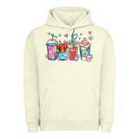 Pigment Pistachio easter longhaired cow coffee cups Urban Hoodie - Jasminsmagicworld