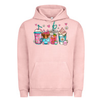 Pigment Salmon easter longhaired cow coffee cups Urban Hoodie - Jasminsmagicworld