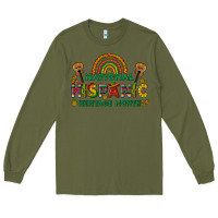 Army Green national hispanic heritage month Long Sleeve Tee - BundleAndBundleShop