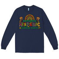 Navy national hispanic heritage month Long Sleeve Tee - BundleAndBundleShop