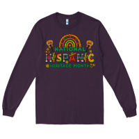 Plum national hispanic heritage month Long Sleeve Tee - BundleAndBundleShop