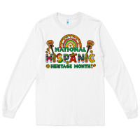 White national hispanic heritage month Long Sleeve Tee - BundleAndBundleShop