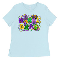 Baby Blue mardi gras Ladies Tee - FaDigitalArtStudio