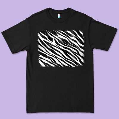 Zebra Background Premium Tee Designed By Ranaportraitstore