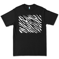 Black zebra background Premium Tee - RanaPortraitStore
