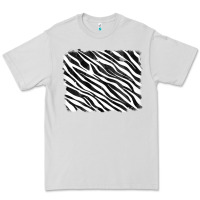 Dove Grey zebra background Premium Tee - RanaPortraitStore