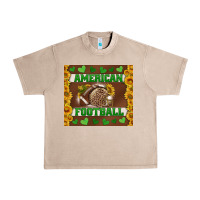 French Oak american football with sunflower tumbler Urban Heavy Tee - BundleAndBundleShop