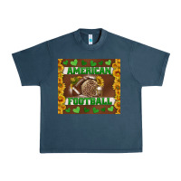 Midnight Navy american football with sunflower tumbler Urban Heavy Tee - BundleAndBundleShop