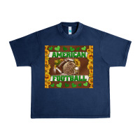 Navy american football with sunflower tumbler Urban Heavy Tee - BundleAndBundleShop