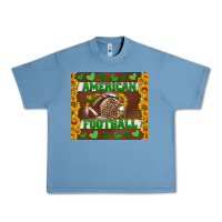 Pebble Blue american football with sunflower tumbler Urban Heavy Tee - BundleAndBundleShop