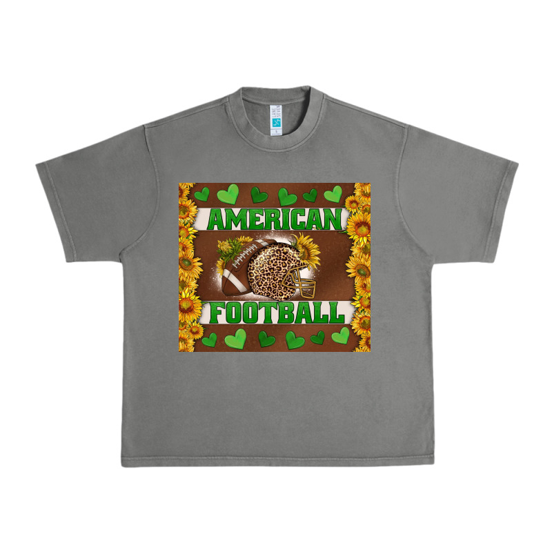 American Football With Sunflower Tumbler Urban Heavy Tee by BundleAndBundleShop | Teevron