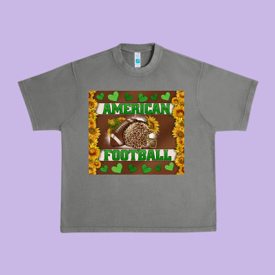 American Football With Sunflower Tumbler Urban Heavy Tee Designed By Bundleandbundleshop