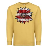 Antique Gold american mom Premium Sweatshirt - JahusDesignShop