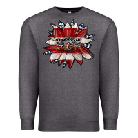 Charcoal Heather american mom Premium Sweatshirt - JahusDesignShop