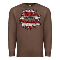 Chestnut american mom Premium Sweatshirt - JahusDesignShop