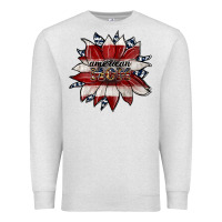 Oatmeal Heather american mom Premium Sweatshirt - JahusDesignShop