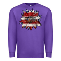 Purple american mom Premium Sweatshirt - JahusDesignShop