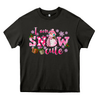 Asphalt i am snow cute Heavy Core Tee - CowGirlArtShop