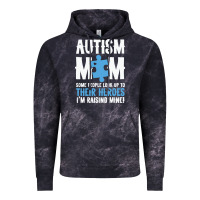 Cloud Black lil autism mom Vintage Hoodie - CowhideDigitalArt