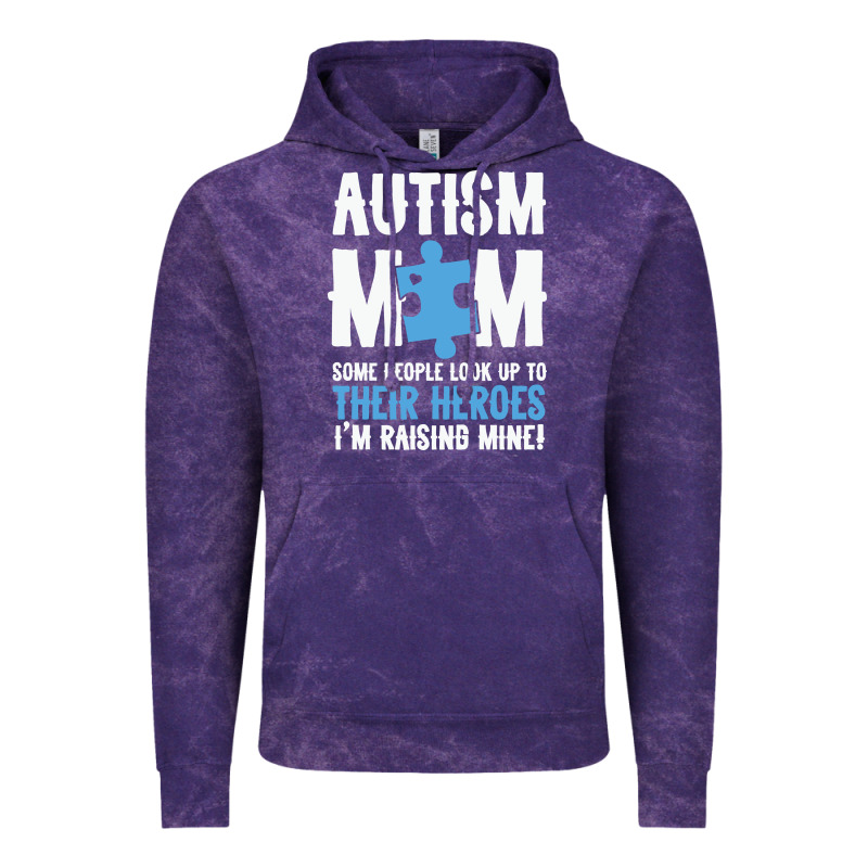 Lil Autism Mom Vintage Hoodie by CowhideDigitalArt | Teevron