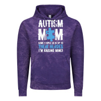 Cloud Purple lil autism mom Vintage Hoodie - CowhideDigitalArt