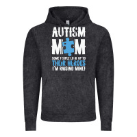 Vintage Black lil autism mom Vintage Hoodie - CowhideDigitalArt